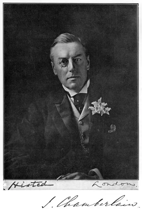 Framed Print : Joseph Chamberlain (1836-1914), British businessman, politician and statesman, 1905. Artist: Histed Framed Print : Joseph Chamberlain (1836-1914), British businessman, politician and statesman, 1905. Artist: Histed
