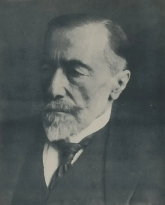Framed Print : Joseph Conrad, c1923, (c1950). Creator: T. & R. Annan & Sons Framed Print : Joseph Conrad, c1923, (c1950). Creator: T. & R. Annan & Sons