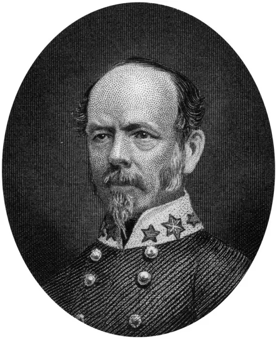 Framed Print : Joseph Eggleston Johnston, Confederate general, 1862-1867. Artist: J Rogers Framed Print : Joseph Eggleston Johnston, Confederate general, 1862-1867. Artist: J Rogers