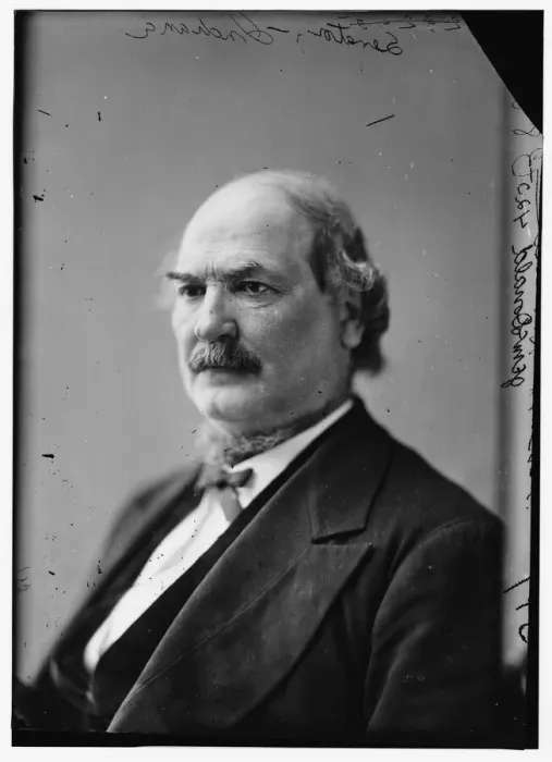 Framed Print : Joseph Ewing McDonald of Indiana, between 1870 and 1880. Creator: Unknown Framed Print : Joseph Ewing McDonald of Indiana, between 1870 and 1880. Creator: Unknown