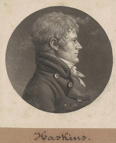 Joseph Haskins, 1803. Creator: Charles Balthazar Julien Fevret de Saint-Memin