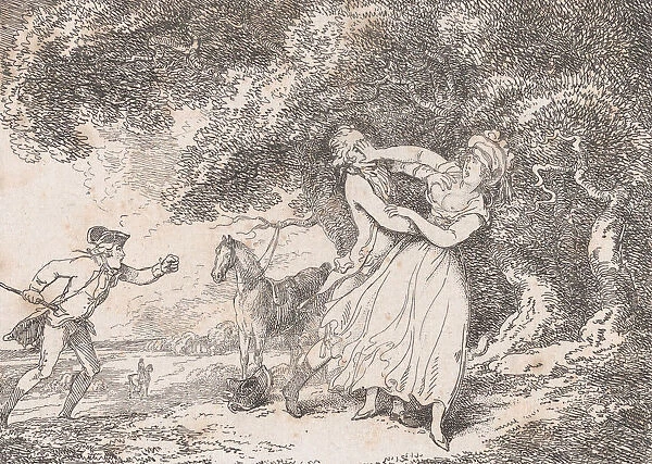 Joseph Hastens to Rescue Fanny from Imminent Danger, from "