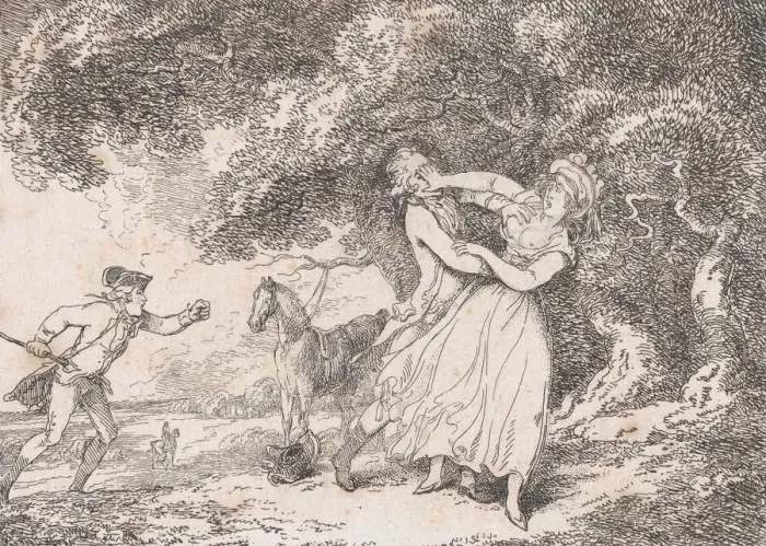Framed Print : Joseph Hastens to Rescue Fanny from Imminent Danger, from Framed Print : Joseph Hastens to Rescue Fanny from Imminent Danger, from