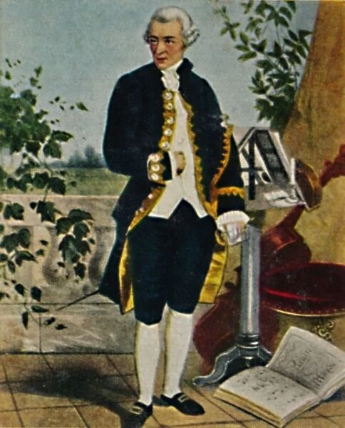 Joseph Haydn 1732-1809. - Gemalde von Hammann, 1934