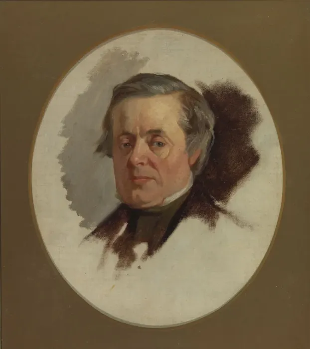 Framed Print : Joseph Henry, 1860-1862. Creator: Christian Schussele Framed Print : Joseph Henry, 1860-1862. Creator: Christian Schussele