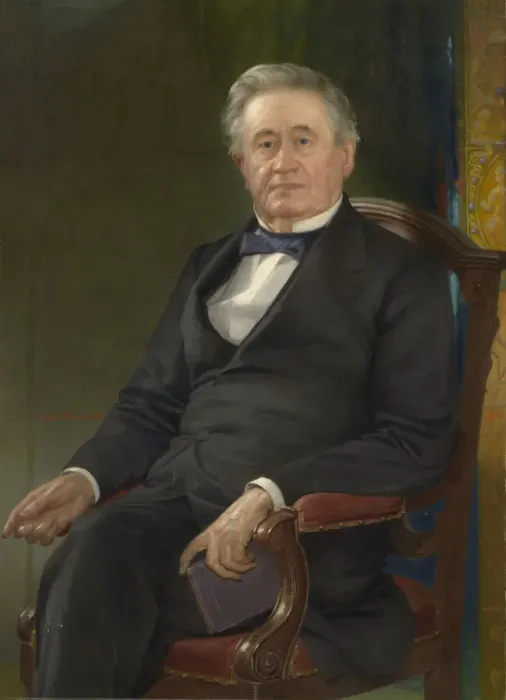 Framed Print : Joseph Henry, 1877. Creator: Thomas Le Clear Framed Print : Joseph Henry, 1877. Creator: Thomas Le Clear