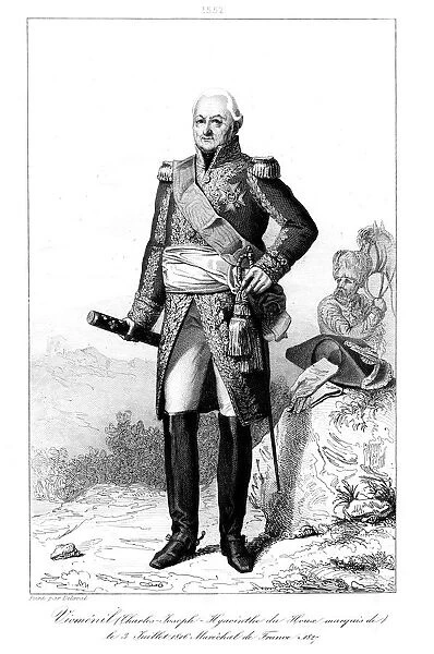 Joseph Hyacinthe (1734-1827), Marquis de Viomenil and Marshal of France, 1839. Artist: Julien Leopold Boilly