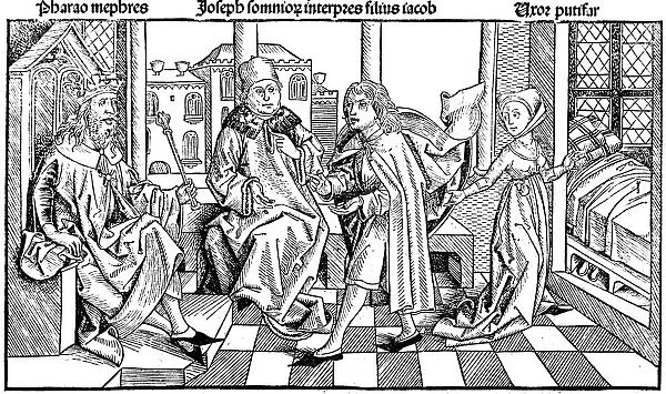 Joseph interpreting Pharaohs dream, 1493