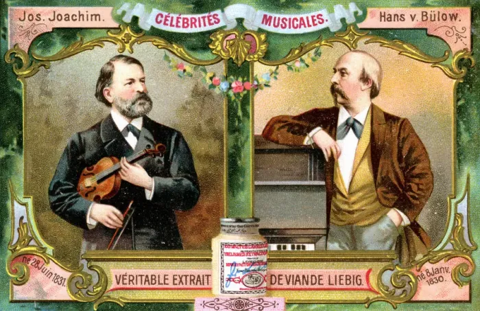 Framed Print : Joseph Joachim and Hans von Bulow, c1900 Framed Print : Joseph Joachim and Hans von Bulow, c1900