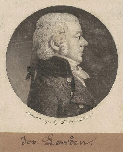 Joseph Lewden, 1802. Creator: Charles Balthazar Julien Fevret de Saint-Memin