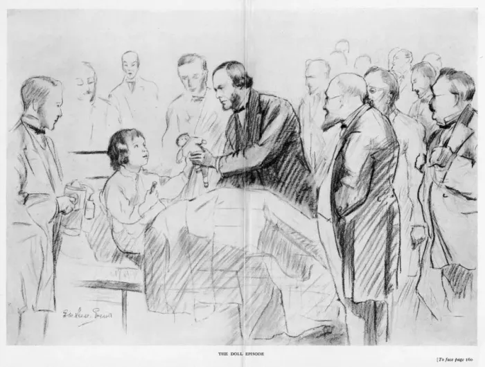 Framed Print : Joseph Lister, English surgeon, on his ward round in Glasgow Royal Infirmary, c1867 (1927) Framed Print : Joseph Lister, English surgeon, on his ward round in Glasgow Royal Infirmary, c1867 (1927)
