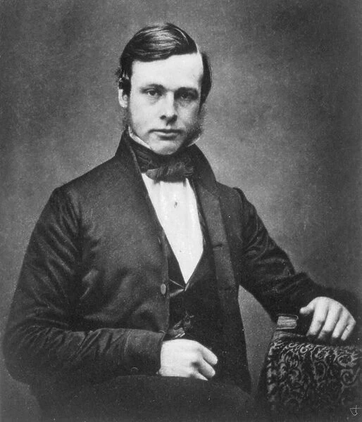 Joseph Lister, English surgeon and pioneer of antiseptic surgery, c1855