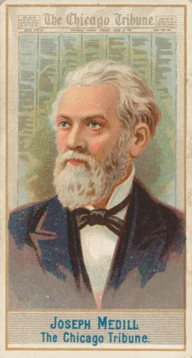 Framed Print : Joseph Medill, The Chicago Tribune, from the American Editors series (N1) for Allen & Framed Print : Joseph Medill, The Chicago Tribune, from the American Editors series (N1) for Allen &