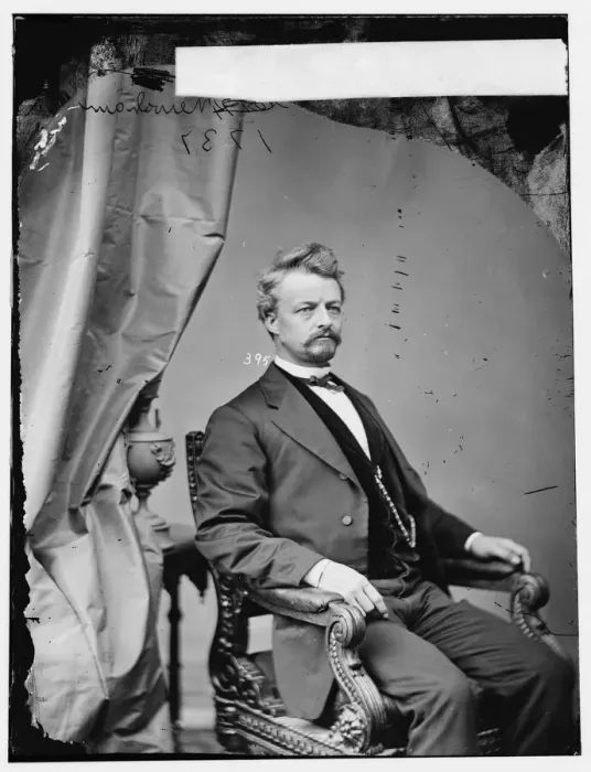 Framed Print : Joseph Parkinson Newsham of Louisiana, between 1860 and 1875. Creator: Unknown Framed Print : Joseph Parkinson Newsham of Louisiana, between 1860 and 1875. Creator: Unknown