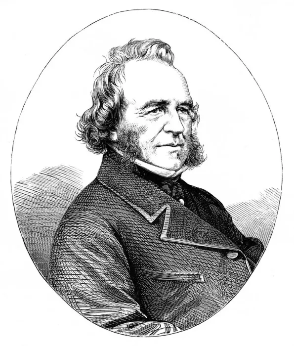 Framed Print : Joseph Paxton (1801-1865), English gardener and architect Framed Print : Joseph Paxton (1801-1865), English gardener and architect