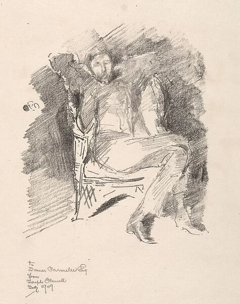 Joseph Pennell, No. 2, 1896. Creator: James McNeill Whistler (American, 1834-1903)