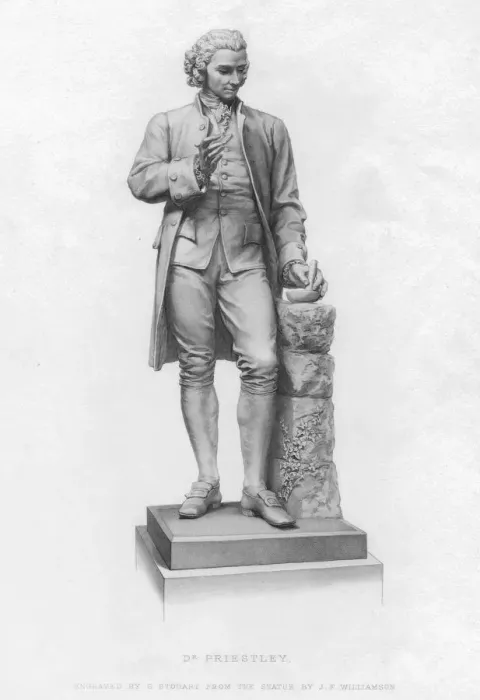 Framed Print : Joseph Priestley, English chemist and Presbyterian minister, 19th century Framed Print : Joseph Priestley, English chemist and Presbyterian minister, 19th century
