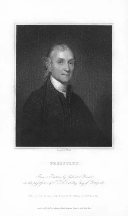 Framed Print : Joseph Priestley, English chemist and Presbyterian minister, (1836). Artist: W Holl Framed Print : Joseph Priestley, English chemist and Presbyterian minister, (1836). Artist: W Holl