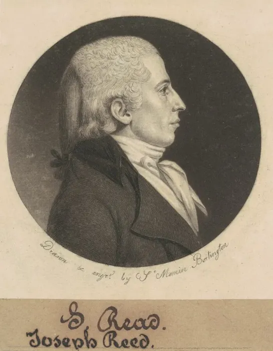 Framed Print : Joseph Reed, Jr. 1798. Creator: Charles Balthazar Julien Fevret de Saint-Memin Framed Print : Joseph Reed, Jr. 1798. Creator: Charles Balthazar Julien Fevret de Saint-Memin