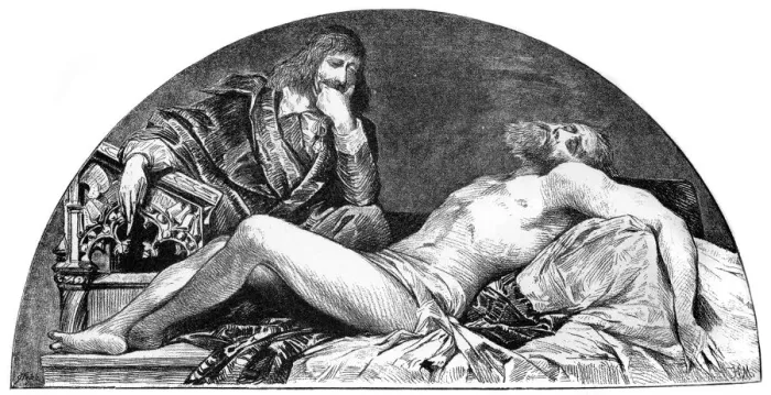 Framed Print : Joseph Ribera, Spanish artist active in Italy, c1880-1882. Artist: Hans Makart Framed Print : Joseph Ribera, Spanish artist active in Italy, c1880-1882. Artist: Hans Makart