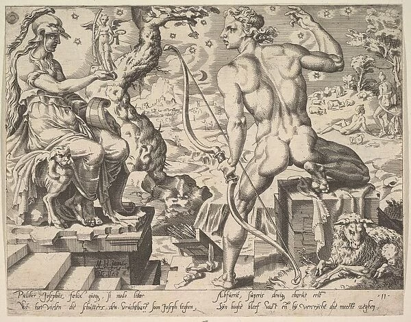 Joseph, from the series The Twelve Patriarchs, 1550. Creator: Dirck Volkertsen Coornhert