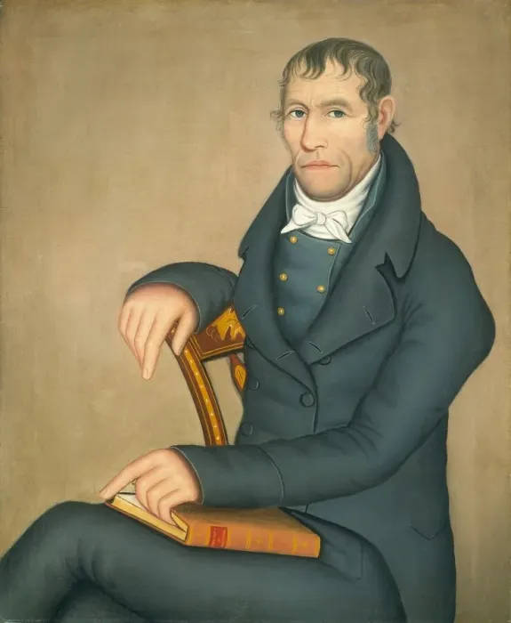 Framed Print : Joseph Slade, 1816. Creator: Ammi Phillips Framed Print : Joseph Slade, 1816. Creator: Ammi Phillips