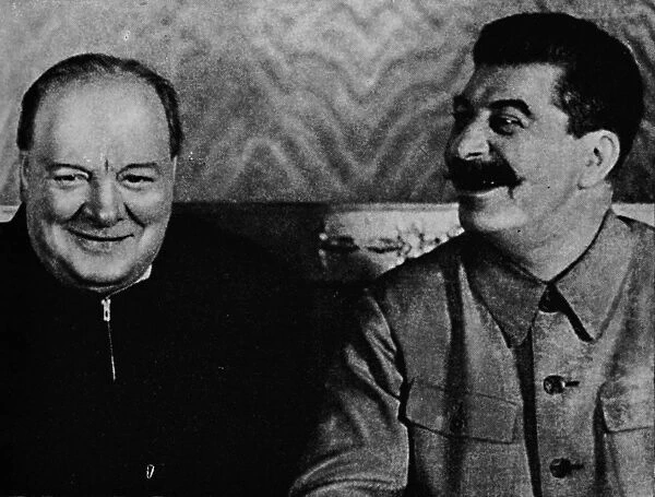 Joseph Stalin and Mr. Churchill (1942), (1945). Creator: Unknown