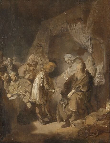 Joseph telling his dreams, 1633. Creator: Rembrandt Harmensz van Rijn