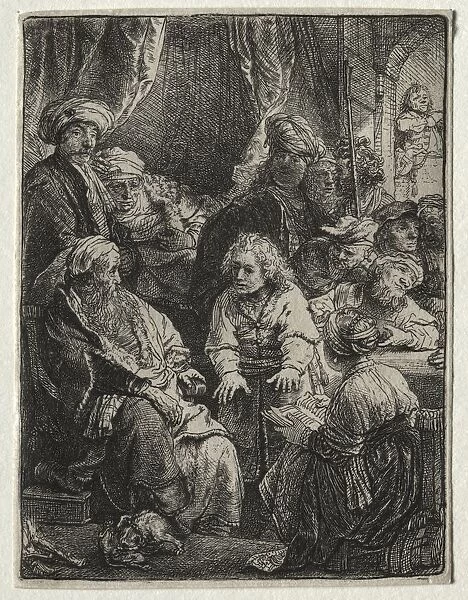 Joseph Telling his Dreams, 1638. Creator: Rembrandt van Rijn (Dutch, 1606-1669)