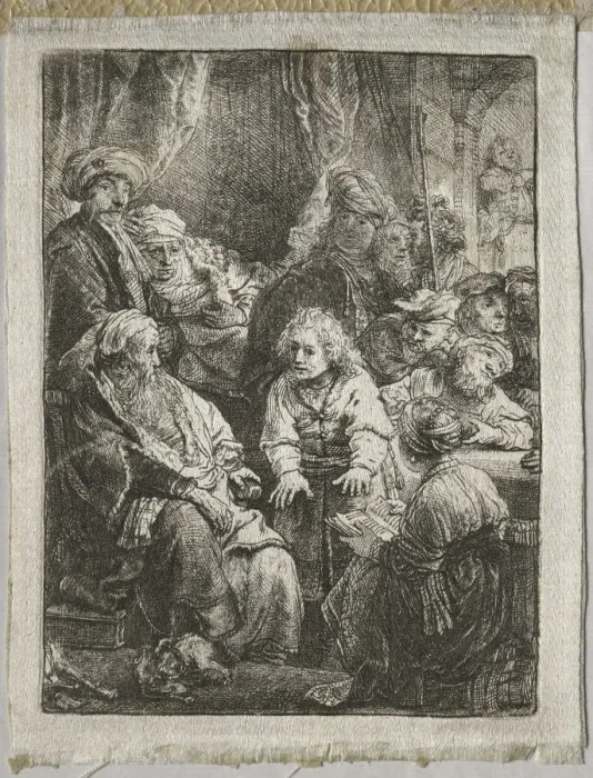 Framed Print : Joseph Telling his Dreams, 1638. Creator: Rembrandt van Rijn (Dutch, 1606-1669) Framed Print : Joseph Telling his Dreams, 1638. Creator: Rembrandt van Rijn (Dutch, 1606-1669)