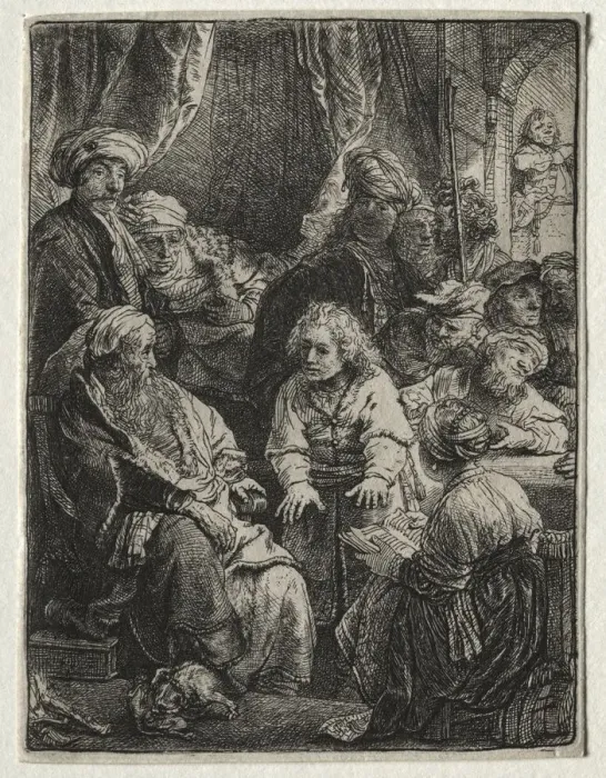 Framed Print : Joseph Telling his Dreams, 1638. Creator: Rembrandt van Rijn (Dutch, 1606-1669) Framed Print : Joseph Telling his Dreams, 1638. Creator: Rembrandt van Rijn (Dutch, 1606-1669)