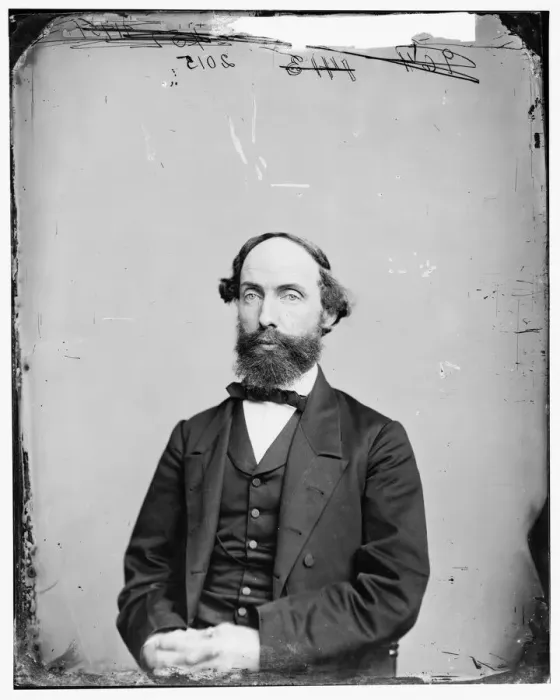 Framed Print : Joseph Worthington White of Ohio, between 1865 and 1880. Creator: Unknown Framed Print : Joseph Worthington White of Ohio, between 1865 and 1880. Creator: Unknown
