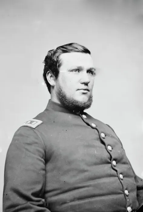 Framed Print : Joseph Yates, Quartermaster, US Army, between 1855 and 1865. Creator: Unknown Framed Print : Joseph Yates, Quartermaster, US Army, between 1855 and 1865. Creator: Unknown