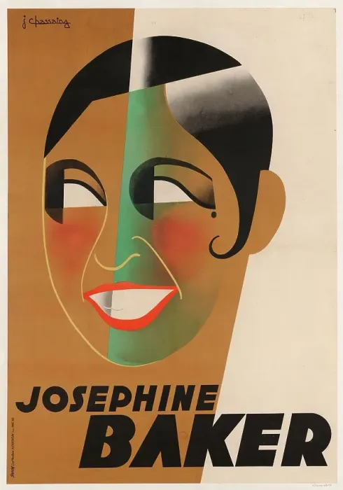 Framed Print : Josephine Baker, 1931. Creator: Chassaing, Jean (1905-1938)