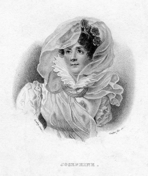 Framed Print : Josephine de Beauharnais, first wife of Napoleon Bonaparte, and Empress of France, 19th century. Artist: Couche Framed Print : Josephine de Beauharnais, first wife of Napoleon Bonaparte, and Empress of France, 19th century. Artist: Couche
