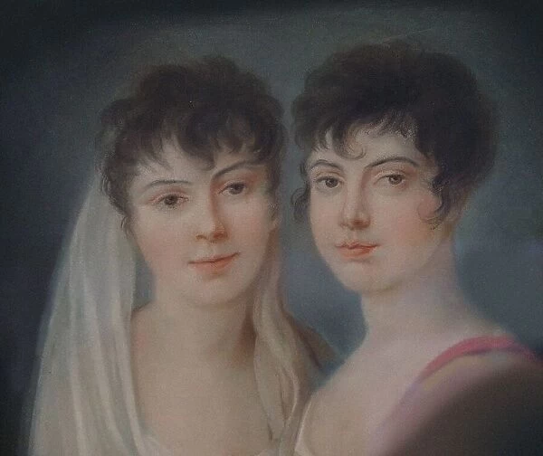 Josephine and Charlotte Brunsvik (Detail), 19th century. Creator: Anonymous