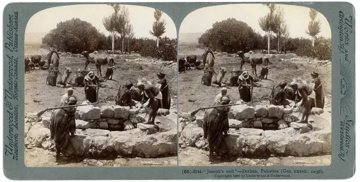 Framed Print : Josephs Well, Dothan, Palestine, 1900. Artist: Underwood & Underwood Framed Print : Josephs Well, Dothan, Palestine, 1900. Artist: Underwood & Underwood