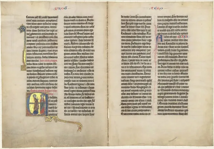 Framed Print : Joshua before the Lord, c. 1270. Creator: Unknown