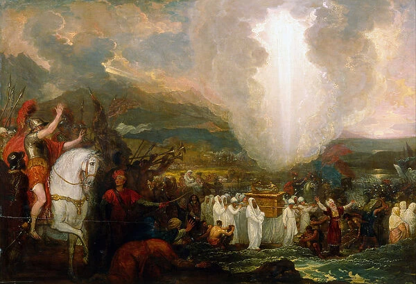 Joshua passing the River Jordan with the Ark of the Covenant, 1800. Artist: West