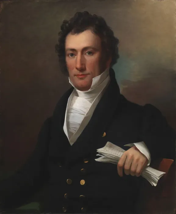 Framed Print : Joshua Tevis, 1827. Creator: Jacob Eichholtz Framed Print : Joshua Tevis, 1827. Creator: Jacob Eichholtz