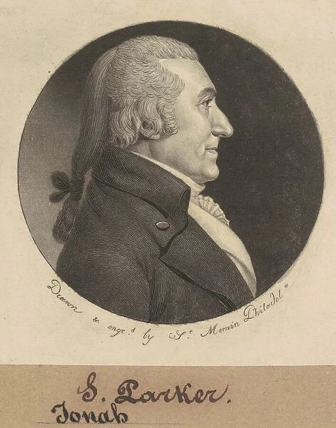 Josiah Parker, 1799. Creator: Charles Balthazar Julien Fevret de Saint-Memin