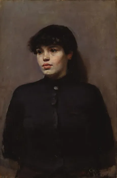 Framed Print : Jossa, 1886. Artist: Krohg, Christian (1852-1925) Framed Print : Jossa, 1886. Artist: Krohg, Christian (1852-1925)