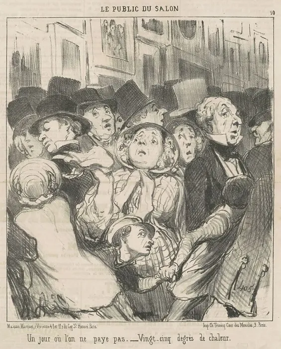 Framed Print : Un jour ou l'on ne paye pas, 19th century. Creator: Honore Daumier Framed Print : Un jour ou l'on ne paye pas, 19th century. Creator: Honore Daumier