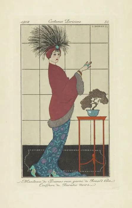 Framed Print : Journal des dames et des modes, 1912. Creator: Barbier, George (1882-1932) Framed Print : Journal des dames et des modes, 1912. Creator: Barbier, George (1882-1932)