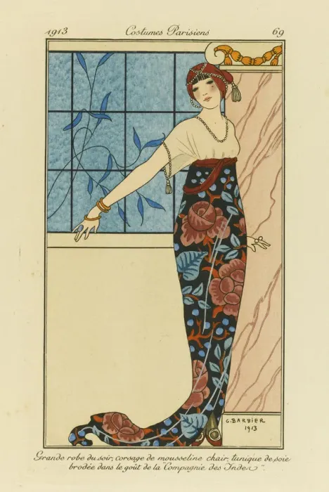 Framed Print : Journal des dames et des modes, 1914. Artist: Anonymous Framed Print : Journal des dames et des modes, 1914. Artist: Anonymous
