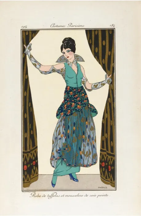Framed Print : Journal des dames et des modes, 1914. Artist: Anonymous Framed Print : Journal des dames et des modes, 1914. Artist: Anonymous