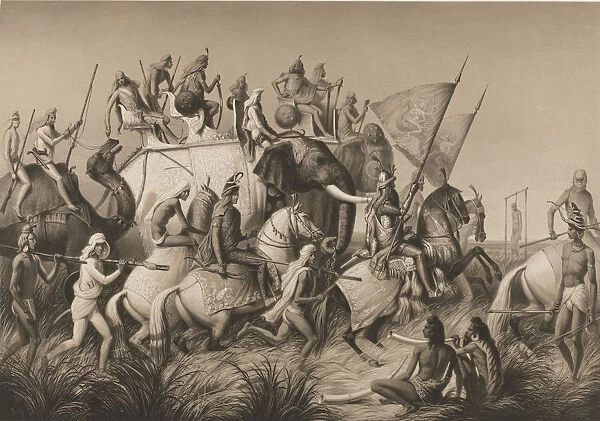 Journey through India, 1845-1848. Artist: Saltykov, Alexei Dmitriyevich (1806-1859)