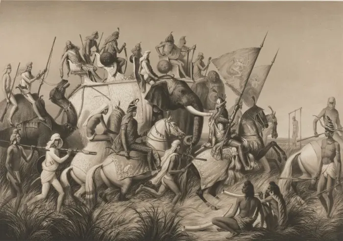 Framed Print : Journey through India, 1845-1848. Artist: Saltykov, Alexei Dmitriyevich (1806-1859) Framed Print : Journey through India, 1845-1848. Artist: Saltykov, Alexei Dmitriyevich (1806-1859)