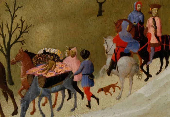 Framed Print : The Journey of the Magi, ca. 1433-35. Creator: Sassetta Framed Print : The Journey of the Magi, ca. 1433-35. Creator: Sassetta