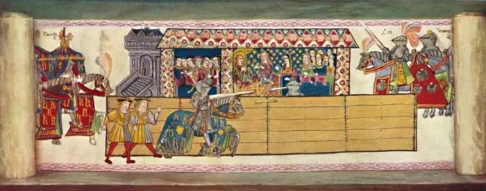Framed Print : Jousts at Westminster. February 13th, 1510, 1511, (1903) Framed Print : Jousts at Westminster. February 13th, 1510, 1511, (1903)
